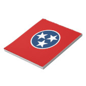 Blocnote met vlag van Tennessee State (Linkerzijde)