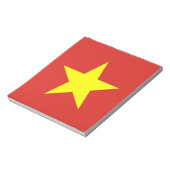 Blocnote met vlag van Vietnam (Linkerzijde)