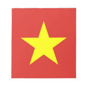 Blocnote met vlag van Vietnam (Voorkant)