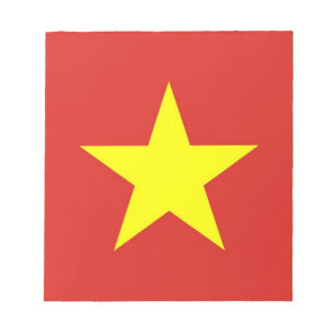 Blocnote met vlag van Vietnam