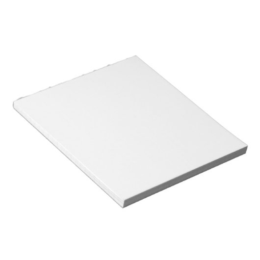 Blocnote met witte achtergrond (Schuin)