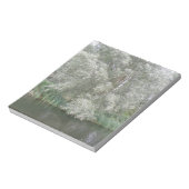 Blocnote met witte bomen en rivierlandschap (Linkerzijde)