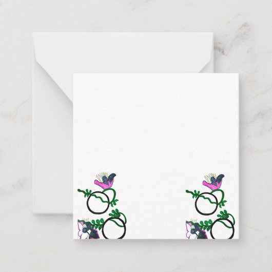 blocnote notitiekaartje (Voorkant)