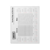 Blocnote Planner 2014 (Linkerzijde)