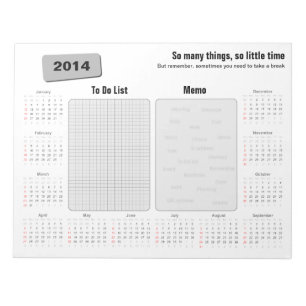 Blocnote Planner 2014
