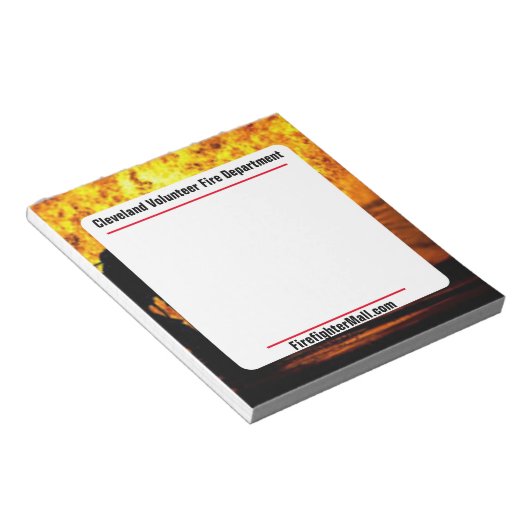 Blocnote van de afdeling Brandweerstand van de Cle (Schuin)