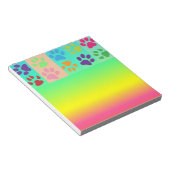 Blocnote voor afdrukken verven (Schuin)