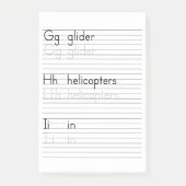 Blocnote voor het schrijven van handleidingen voor post-it® notes (Voorkant)