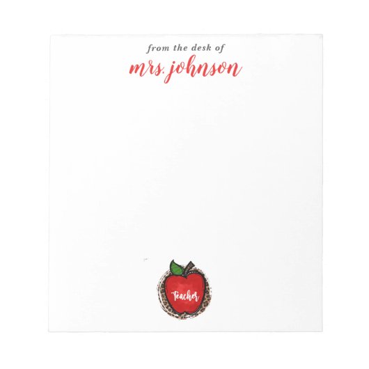 Blocnote voor leraren (Voorkant)