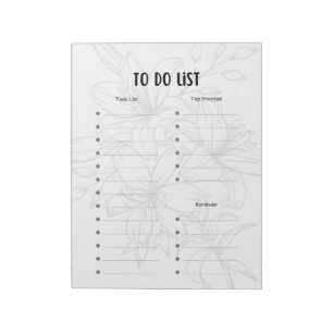 Blocnote voor taaklijst