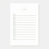 Bloco CheckList Time To Move Post-it® Notes (Voorkant)