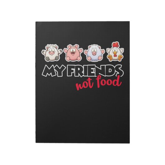 Bloco de notas vegan notitieblok (Linkerzijde)