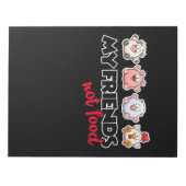 Bloco de notas vegan notitieblok (Voorkant)