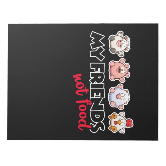 Bloco de notas vegan notitieblok (Voorkant)