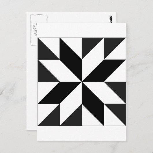 blocos geométricos briefkaart (Voorkant / Achterkant)