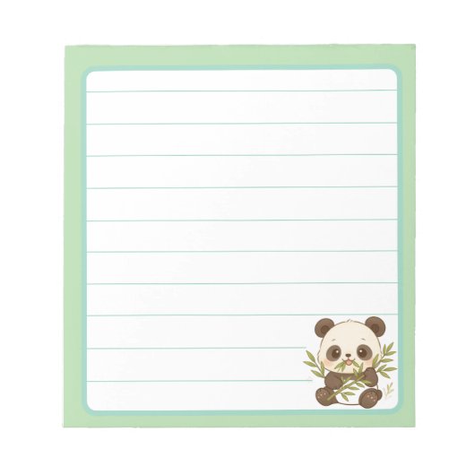 Blocs de Notas Panda Notitieblok (Voorkant)