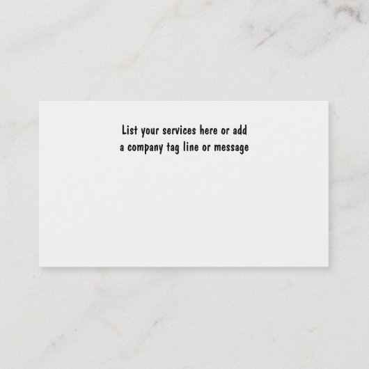 Blode moderne Visitekaartjes verwijderen van brokk (Achterkant)