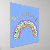 Blode regenboog blijft schitteren! Kute voor kinde Folie Afdrukken (Laagn)