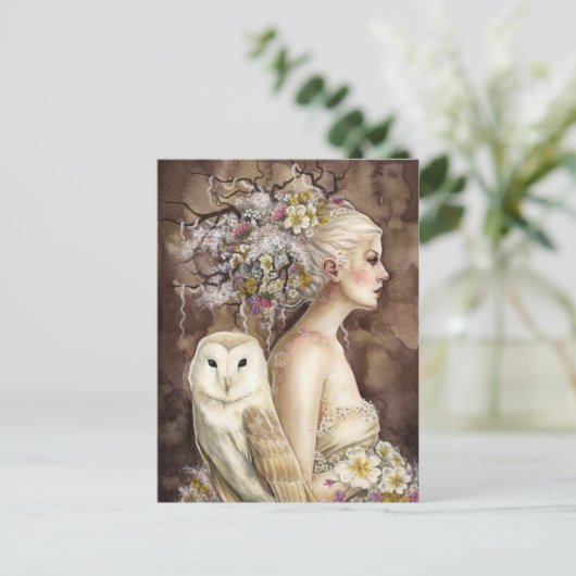 Blodeuwd in Bloom Briefkaart (Staand voorkant)