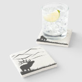 Blodgett Peak & Elk Stenen Onderzetter (Zijkant)