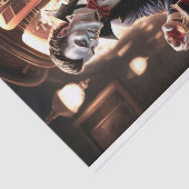 Bloed aan de bar, Dracula's Bartending Tissuepapier (Detail)