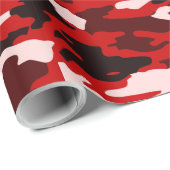 Bloed Black Camo Cadeaupapier (Rol Hoek)