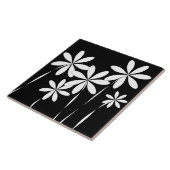 Bloed Bliss2 zwart-wit Tegeltje (Zijkant)