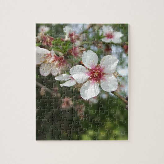 Bloed bloesem Puzzle Legpuzzel (Verticaal)