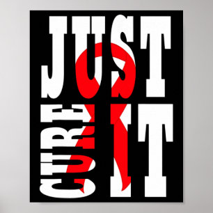 Bloed Cancer Awareness Day Leukemie Ziekte Onderst Poster