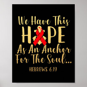 Bloed Cancer Awareness Day Leukemie Ziekte Onderst Poster