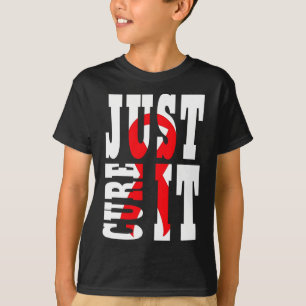 Bloed Cancer Awareness Day Leukemie Ziekte Onderst T-shirt