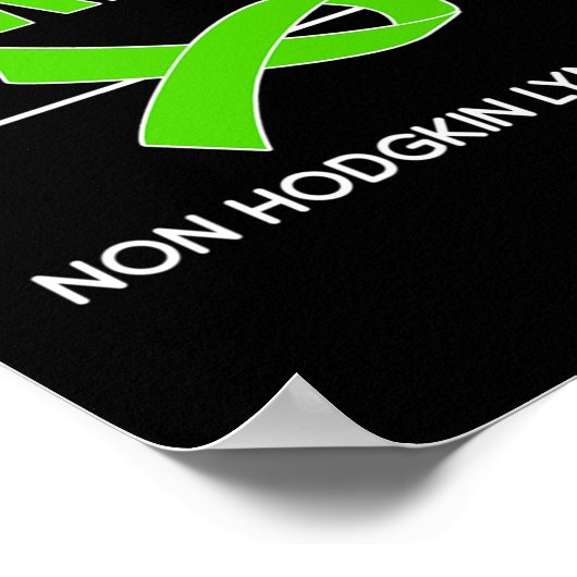 Bloed Cancer Awareness Outfit Non Hodgkin-lymfoom Poster (Hoek)