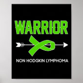 Bloed Cancer Awareness Outfit Non Hodgkin-lymfoom Poster (Voorkant)
