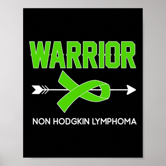 Bloed Cancer Awareness Outfit Non Hodgkin-lymfoom Poster (Voorkant)