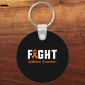 Bloed Cancer Awareness Shirt 3 Sleutelhanger (Achterkant)