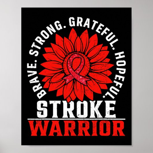 Bloed Cancer Awareness zonnebloem Poster (Voorkant)