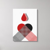 Bloed Canvas Afdruk (Voorkant)