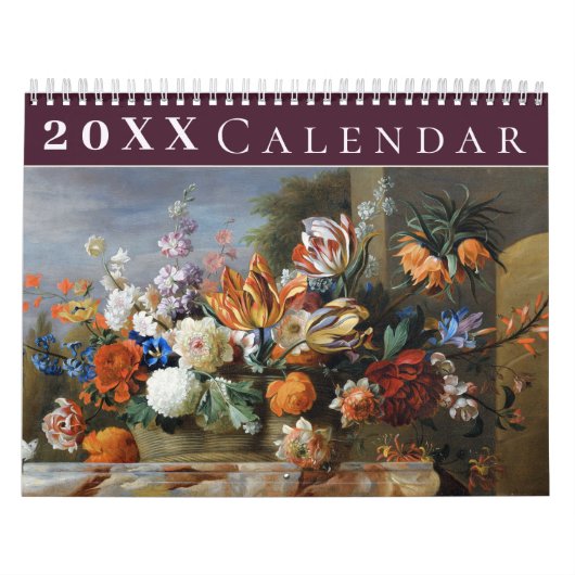 Bloed Collectie Peony Rozen Anemone Kalender (Hoes)