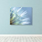 Bloed Dandelion Seed Head Canvas Afdruk (Insitu (Houten vloer))
