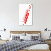 Bloed dat door een slagader stroomt canvas afdruk (Insitu (Slaapkamer))