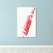 Bloed dat door een slagader stroomt canvas afdruk (Insitu (Houten vloer))