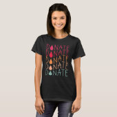 Bloed Doneren  Bloed Doneren Sla Leven Op T-shirt (Voorkant volledig)