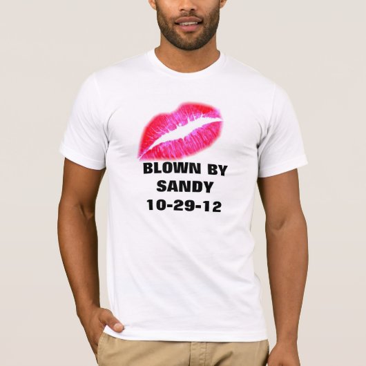 BLOED DOOR SANDY T-SHIRT (Voorkant)