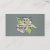 BLOED EN BELANGRIJK VOLDOENDE OM TE VRAGEN ONTVANG VISITEKAARTJE (Voorkant)