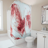 Bloed en bloedmerken in oude badkuipen. Halloween Douchegordijn (In situ)