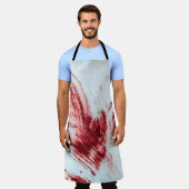 Bloed en bloedmerken in oude badkuipen. Halloween Schort (Gedragen)