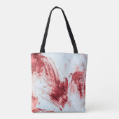 Bloed en bloedmerken in oude badkuipen. Halloween Tote Bag (Achterkant)