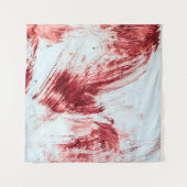 Bloed en bloedmerken in oude badkuipen. Halloween  Wandkleed (Voorkant (horizontaal))