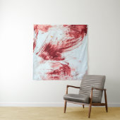 Bloed en bloedmerken in oude badkuipen. Halloween  Wandkleed (In Situ (horizontaal))