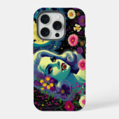 Bloed en Bloemen iPhone Hoesje (Achterkant)